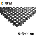 3′*3′ Anti Skid Interlocking Perforated Rubber Boat Deck Mats with Holes